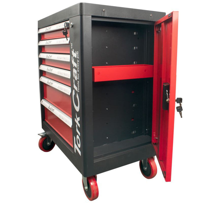 Tork Craft | Roller Tool Cabinet 6 Drawer on Castors with 184Pc of Tools