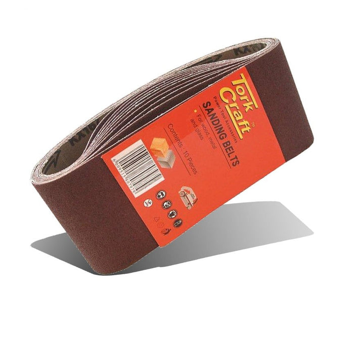 Tork Craft | Sanding Belt 60X400mm 10Pc (for Triton Palm Sander) - Various Grits