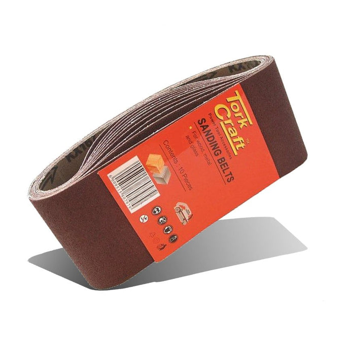 Tork Craft | Sanding Belt 75X457mm 10Pc - Various Grits