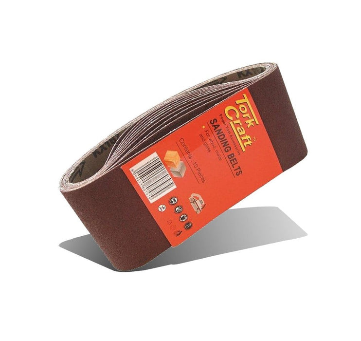 Tork Craft | Sanding Belt 75X610mm 10Pc - Various Grits