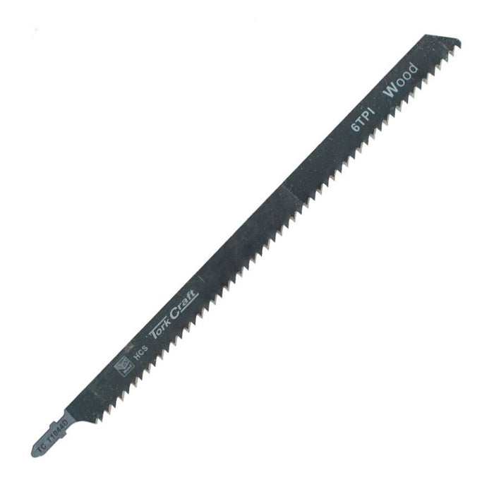 Tork Craft | Saw Blade Sabre T-Shank 6Tpi Softwood/Chip/Ply/Fibre 4,0mm 250mm 2Pc