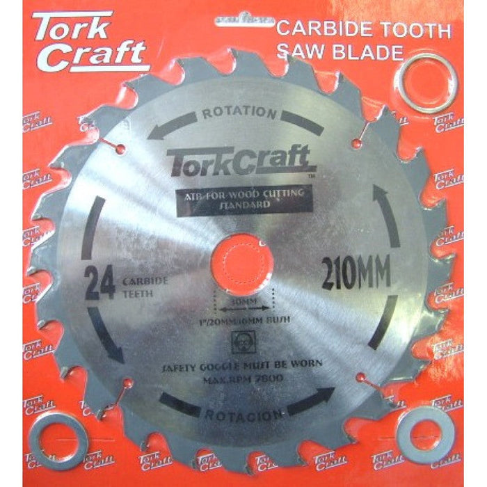 Tork Craft | Saw Blade TCT 210X24T 16mm General Purpose