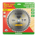 Tork Craft | Saw Blade TCT 210x40T 30/25,4/20/16mm Wood Contractor - BPM Toolcraft