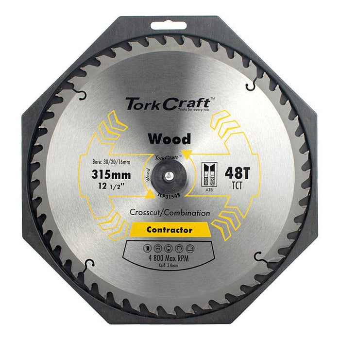 Tork Craft | Saw Blade TCT 315X48T 30mm Contractor