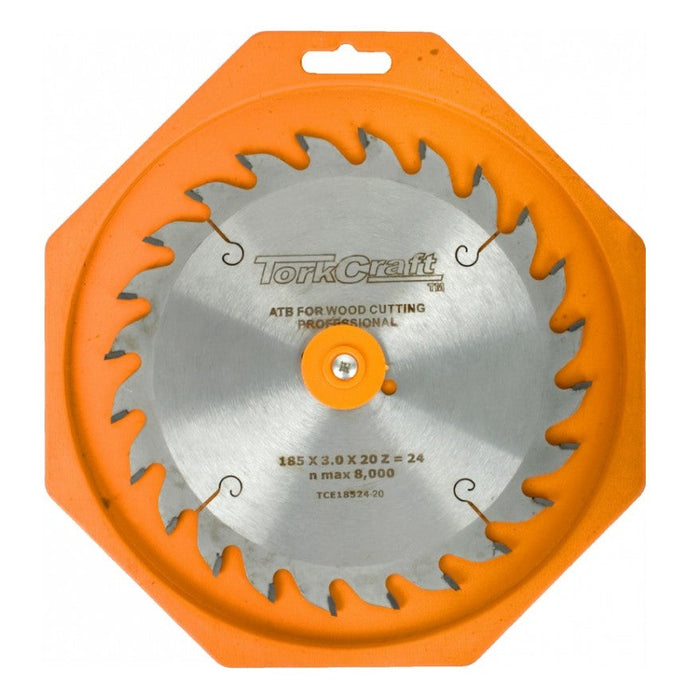 Tork Craft | Saw Blade TCT Euro Tip 185X24T 20/16mm Professional