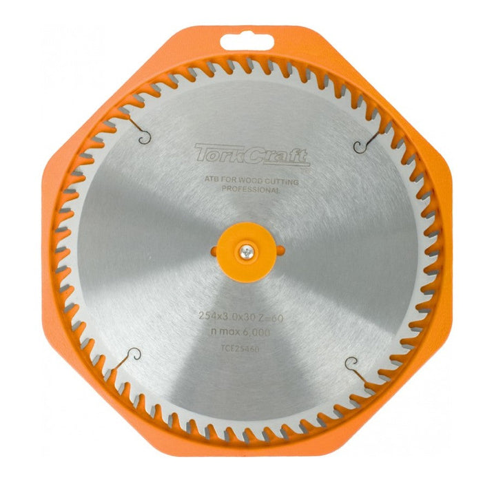 Tork Craft | Saw Blade TCT Euro Tip 254X60T 30/25,4/20/16mm Professional