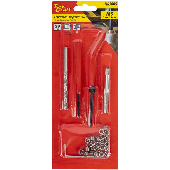 Tork Craft | Thread Repair Kit M5X0.8X1.5D Internal Thread 29Pc