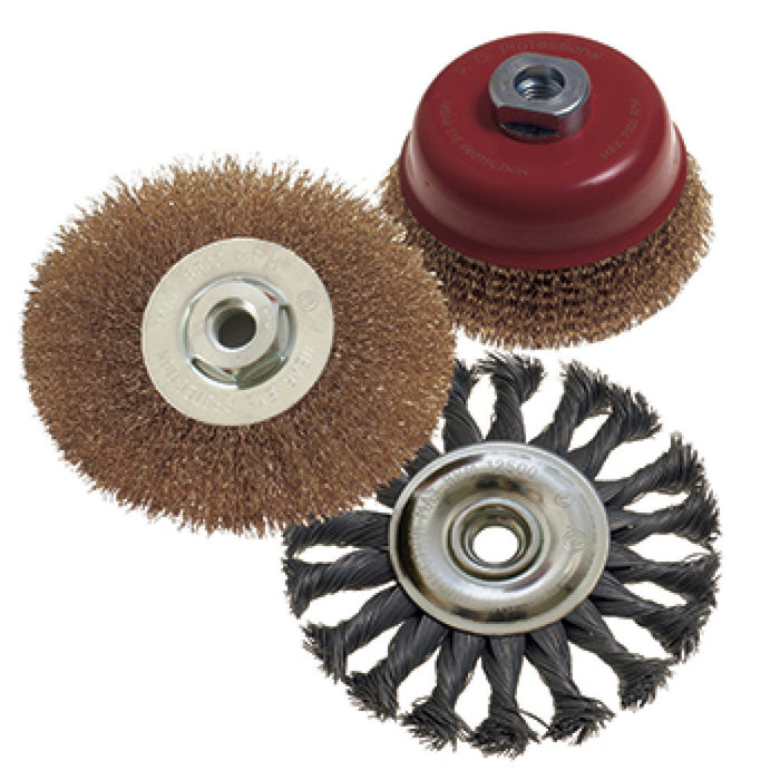 Tork Craft | Wire Brush Set 100mm Twisted Knot Wheel 3Pc