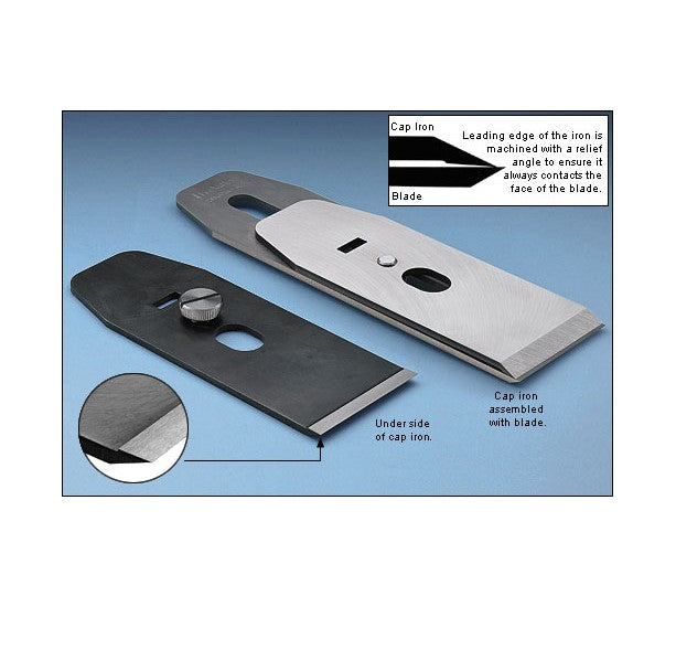 Veritas | Replacement Cap Iron, for Stanley/Record #3 & #5-1/4 - BPM Toolcraft