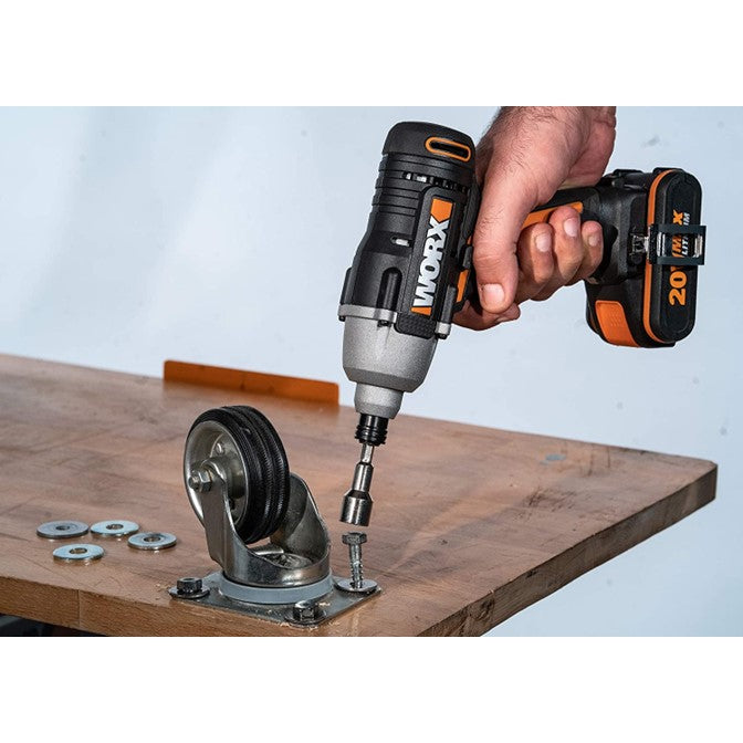 WORX | Drill Driver Combo 20V WX101.9 & WX291.9 2 X 2,0Ah Batteries & Std Charger