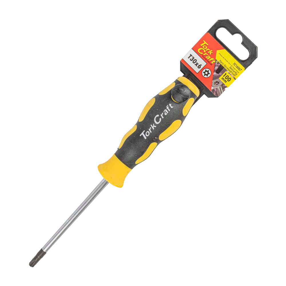 Tork Craft | Screwdriver Torx Tamper Proof T30 6X100mm - BPM Toolcraft