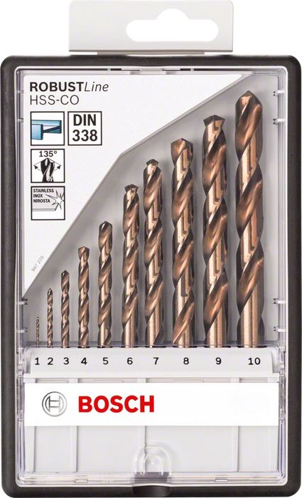 Bosch Professional | Twist Drill Bit Set HSS Cobalt PROBOX 19Pc