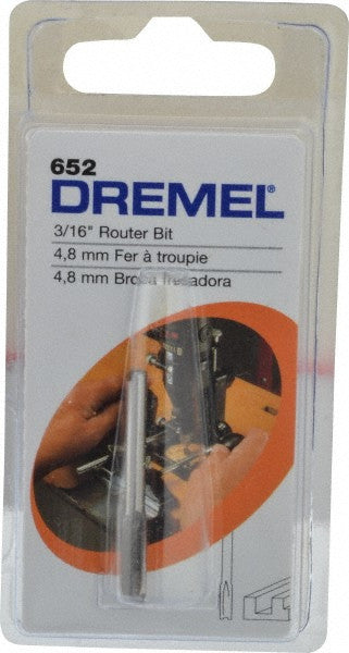 Dremel 652 4.8mm Straight Router Shaper Cutter Bit 2615065232